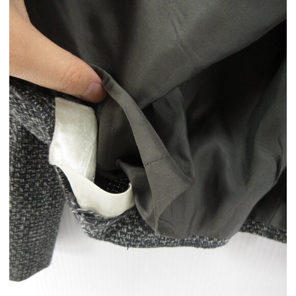 Max Mara Jacket 6 Silk Wool Tweed Blazer Button Up Career Italy * - Picture 8 of 13